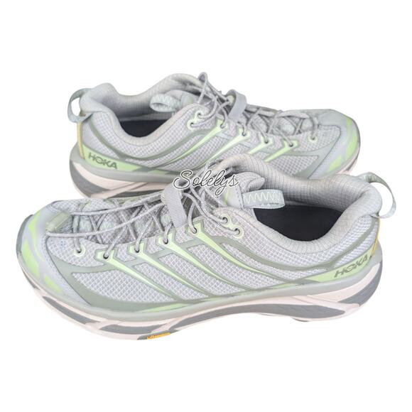 HOKA ONE ONE Mafate Three2 Mens 9 Womens 10 Barley Seed Green Athletic Sneaker - Picture 11 of 11